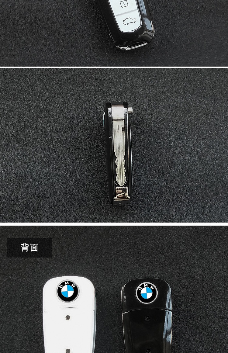 Xe hơi bơm hơi mới của BMW có chìa khóa kim loại chống gió nhẹ cá tính sáng tạo nam thuốc lá nhẹ hơn để gửi bạn trai thủy triều - Bật lửa bat lua