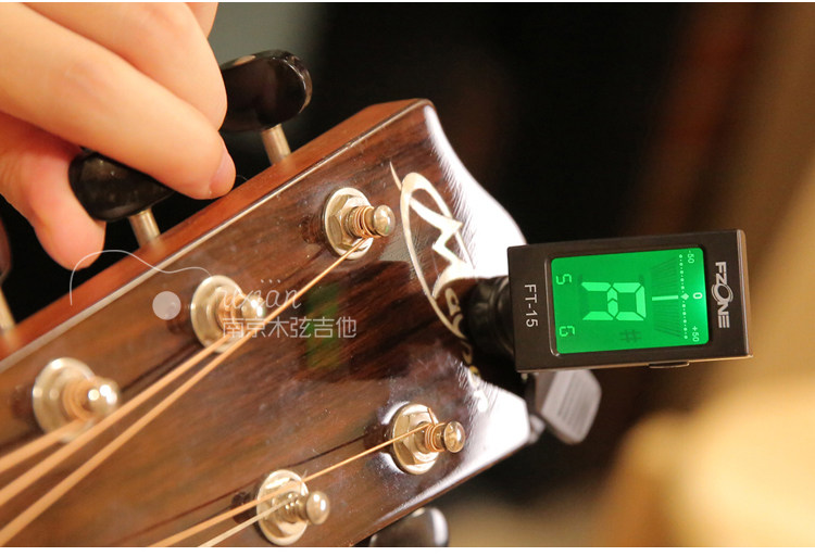 Тюнер 伏荣fzone ft-15 校音器 吉他调音器 尤克里里 小提琴 乐器配件