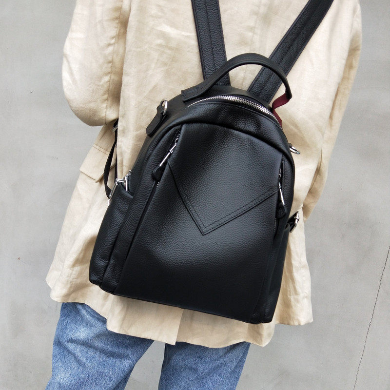 France's official Caring Koko ~ heavy pound recommended ~ genuine leather rear shoulder bag women's new wave 100 hitch bag