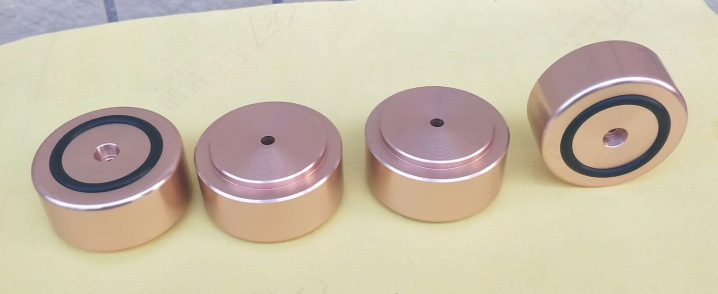 48 * 25 full aluminum alloy shock-proof anti-slip foot nail power shock absorbing footbed sound speaker machine foot