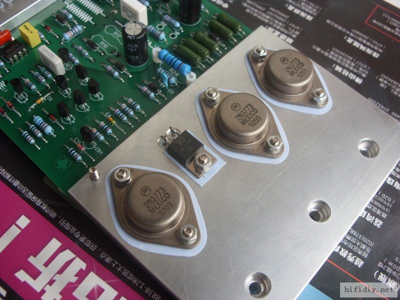 New country Quad606 full aluminum power amplifier case thermal conductive block 