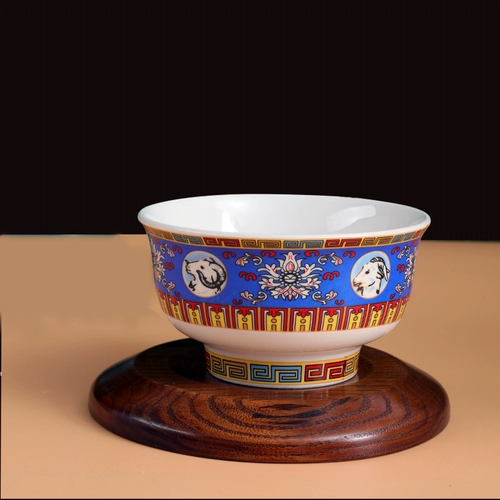 5 бесплатных монгольских чаш для чая с молоком, керамические миски для тостов, посуда для отелей Внутренней Монголии, танцевальный реквизит в этническом стиле