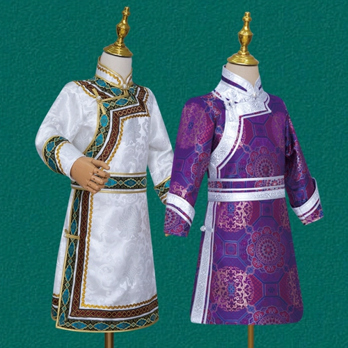 Детский этнический костюм для мальчиков для школьников, этнический стиль, для средней школы