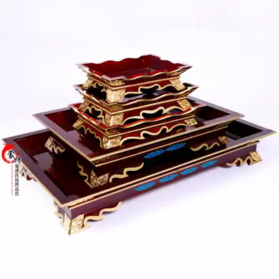 Hand-held meat tray Roasted Whole Sheep tray Inner Mongolia Mongolian craft gift decoration Mongolian meal tableware tray