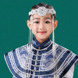 Детский аксессуар для волос, этнический браслет из бисера ручной работы с кисточками, цепочка, этнический стиль