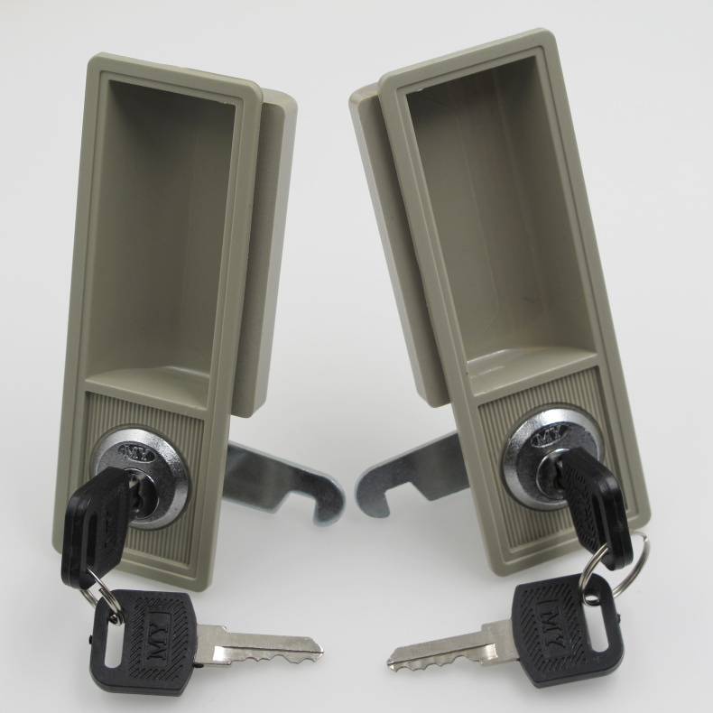 Tin-Tin-Core Plastic Handle Combined Iron Sheet Cabinet Lock Employees Iron Sheet More Wardrobe Lockable Swivel Tongue Lock