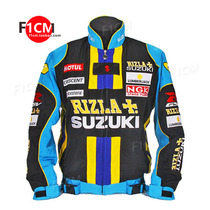 F1 racing clothes trendy F1 personality style cool style hip-hop European and American style riding full embroidery casual long-sleeved cotton clothes
