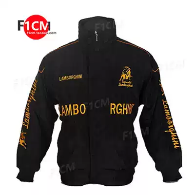 F1 racing suit tide f1 personality wind cool wind European and American style hip-hop youth full embroidery leisure long sleeve cotton suit