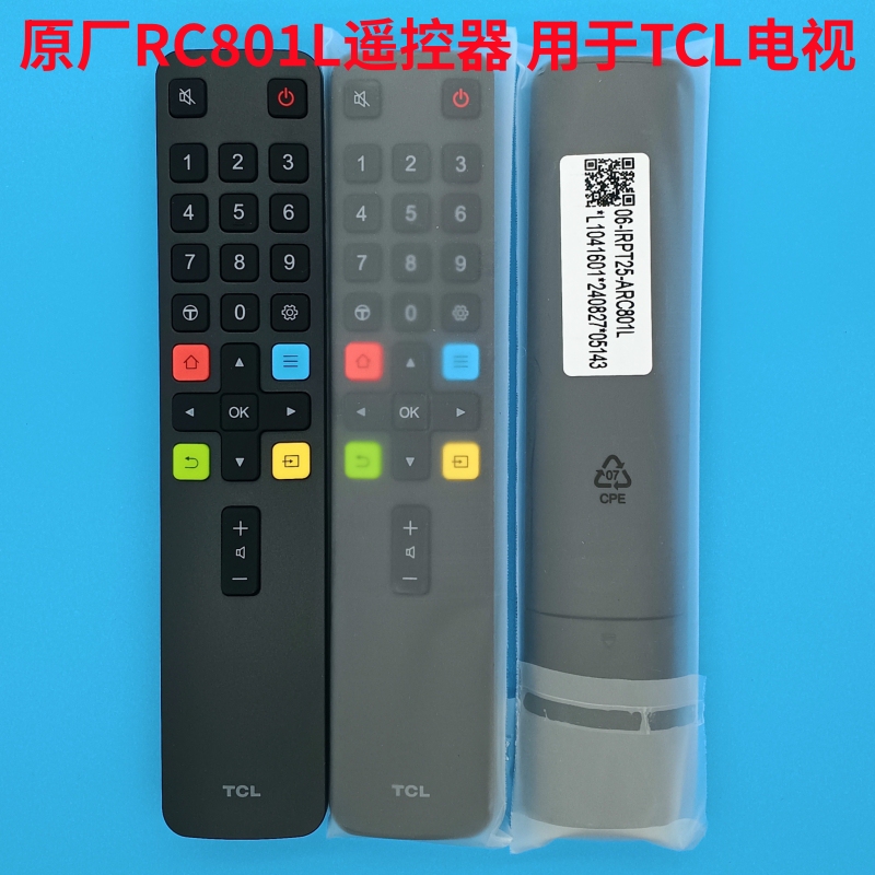 Tcl Original Factory Remote Control Rc801L 06-Irpt25-Arc801L