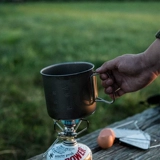 Япония Snow Peak Xuefeng Outdoor Operation Titanium Pot Set Titanium Titanium Tailware Camp SCS-009T 009T