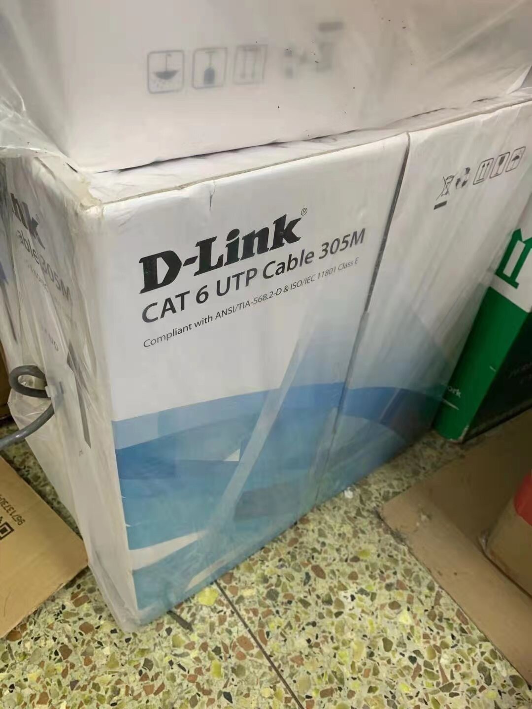 D - LINK network line 4 on six types of flame retardant non - shielded network route DLINK six type Gigabit network route