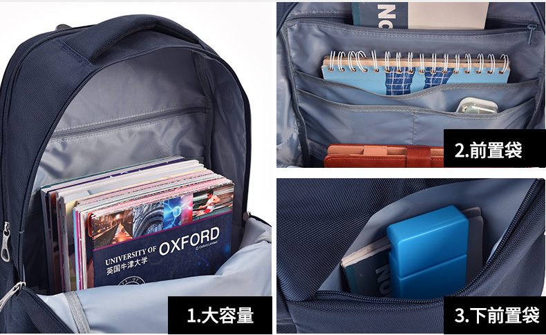 học sinh trung học schoolbag ba lô giản dị giữa Oxford University cho trẻ em đi du lịch có công suất lớn hành lý xách tay X556 túi xách cho bé gái