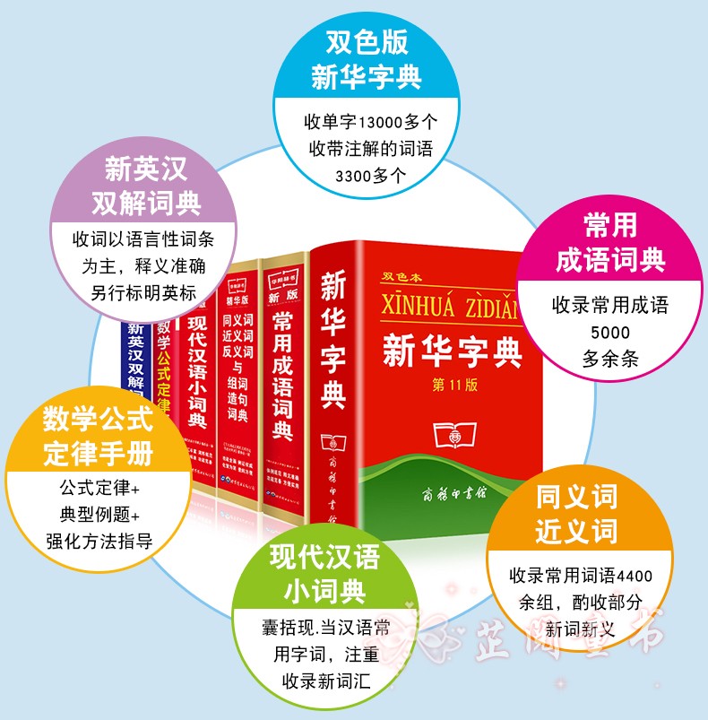 2020年新版 中小学生字典 6本套装 64开 锁线装定 图6