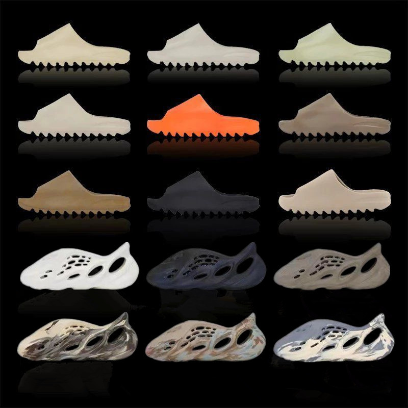 Yeezy soft sole Slide Sandals, Matte Thick-Soled Foam Clogs for Men and Women, Summer Trend