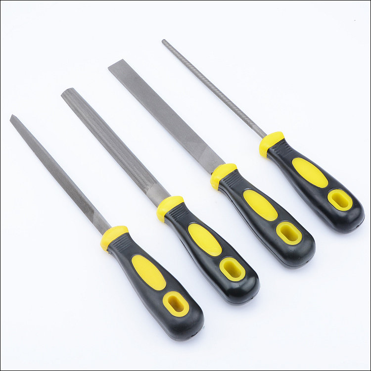 File coarse tooth flat file flat medium steel file semicircle filing knife metal fine flat grinding poke knife 6 8 10 12 inches