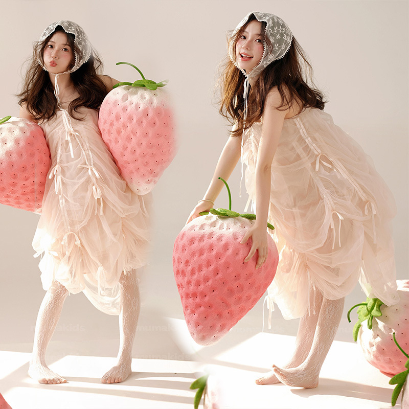 Photo Studio Maternity Photography Theme Clothing, Fresh, Sweet and Cute Strawberry Theme Clothing, Maternity Photography Clothing