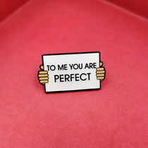 SAME Movie good Love Love Actually first confession brooch Christmas literary confession gift