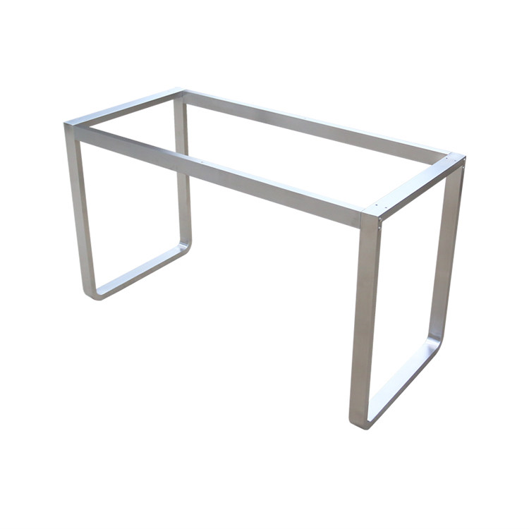 Stainless steel U-type table frame customized tableleg computer tableleg desk bracket anti-rust tea several tableleg frame customized