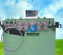  Oil barrel hoop machine Plastic barrel angle iron hoop machine Directional side hoop machine Automatic round pipe flat steel forming machine