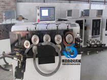  3*40 flat iron flange ring machine Four-roller stainless steel angle iron machine Special-shaped hoop round hoop machine Angle steel bending ring machine