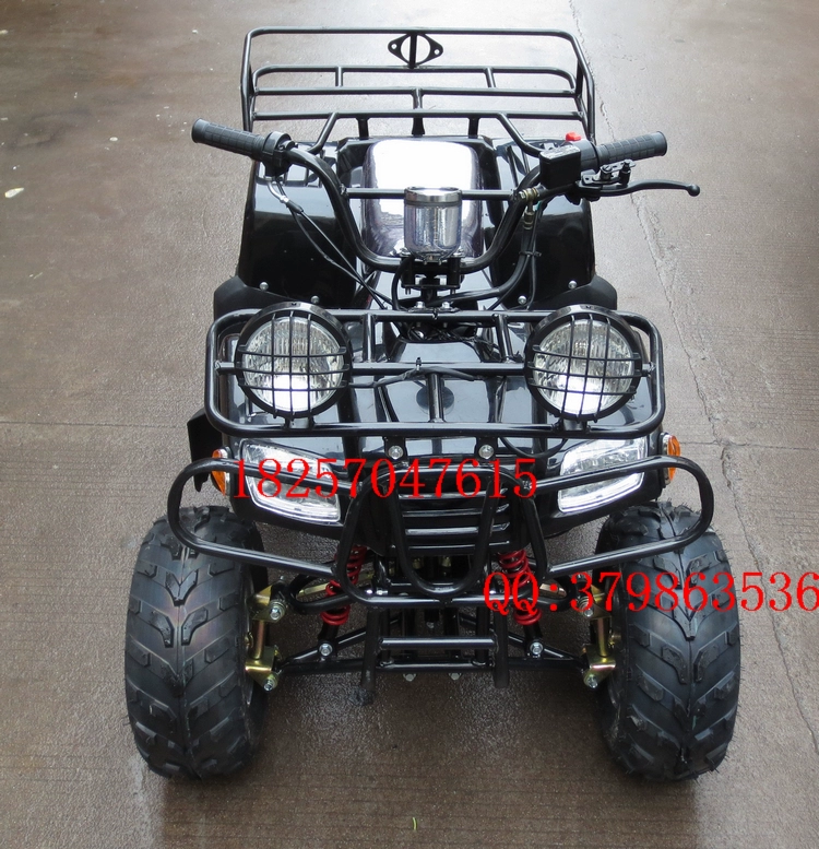 Xe mô tô bốn bánh off-road 125cc nhỏ Hummer ATV 7 inch lốp chân không Sửa đổi đôi đèn lưới Dụng cụ