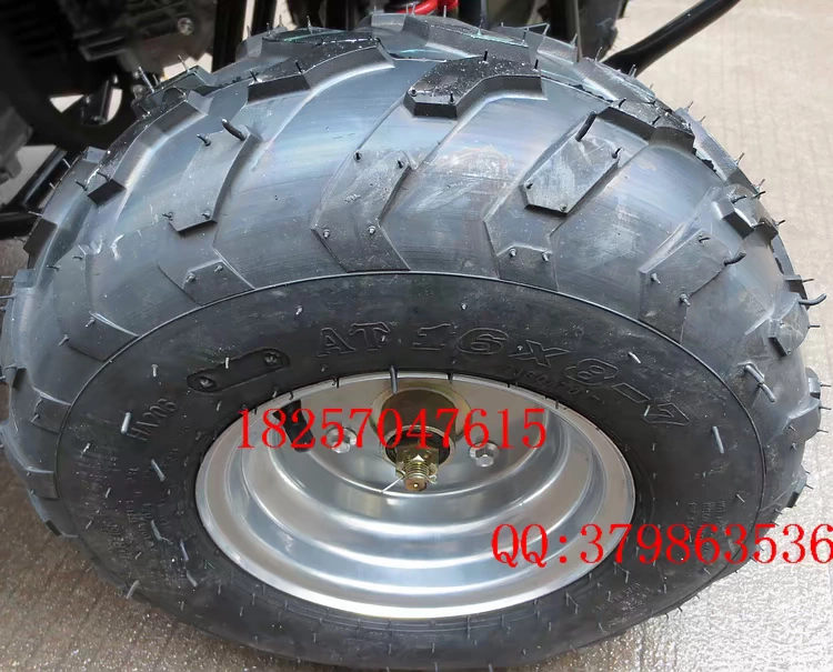 Xe mô tô bốn bánh off-road 125cc nhỏ Hummer ATV 7 inch lốp chân không Sửa đổi đôi đèn lưới Dụng cụ