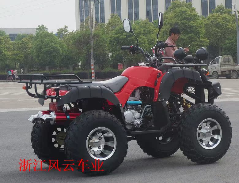 Zongshen 250CC làm mát bằng trục dẫn động big bull ATV hai bánh xe chân không bằng nhôm 10 inch off-road ATV xe máy trẻ em 2 bánh