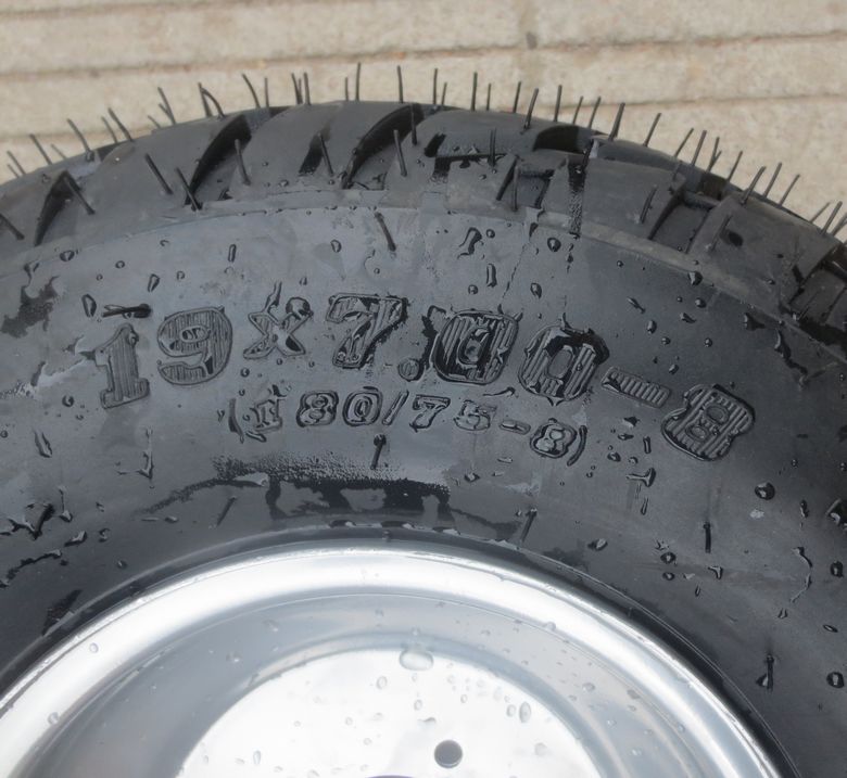 Phụ kiện xe mô tô Kích thước Bull ATV 19X7-8 18X9,5-8 inch lốp xe với một bộ bánh xe - Vành xe máy wave alpha bánh mâm