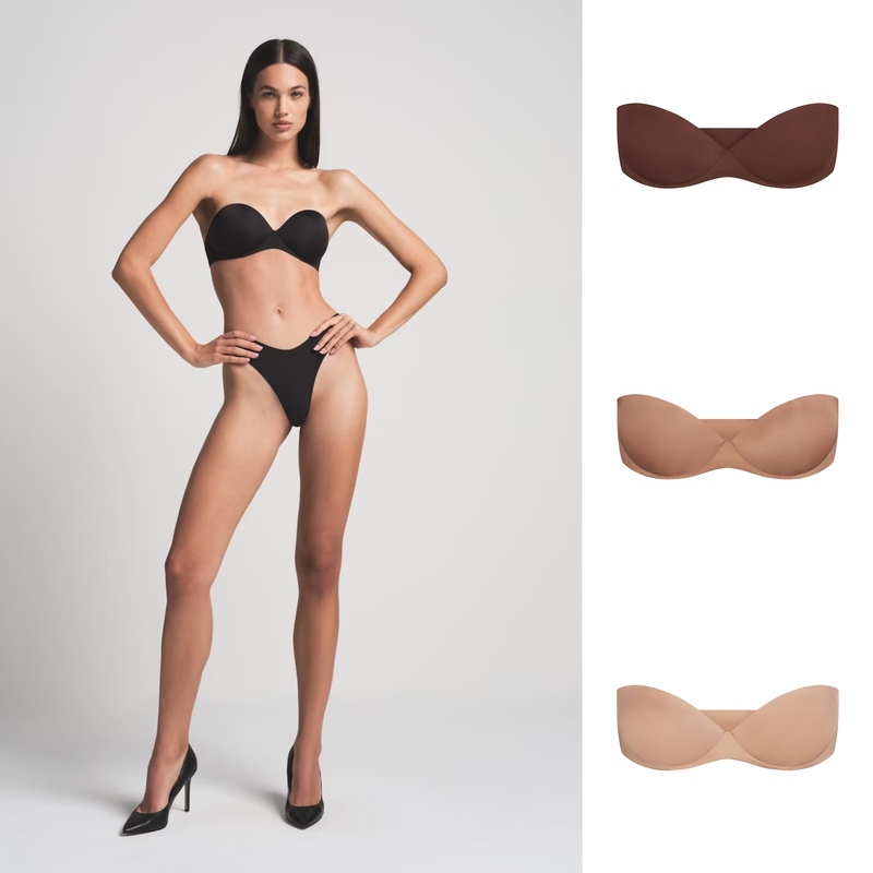 Some Items Are in Stock! Skims Ultimate Push up Bra Push-Up Bandeau Strapless Bra