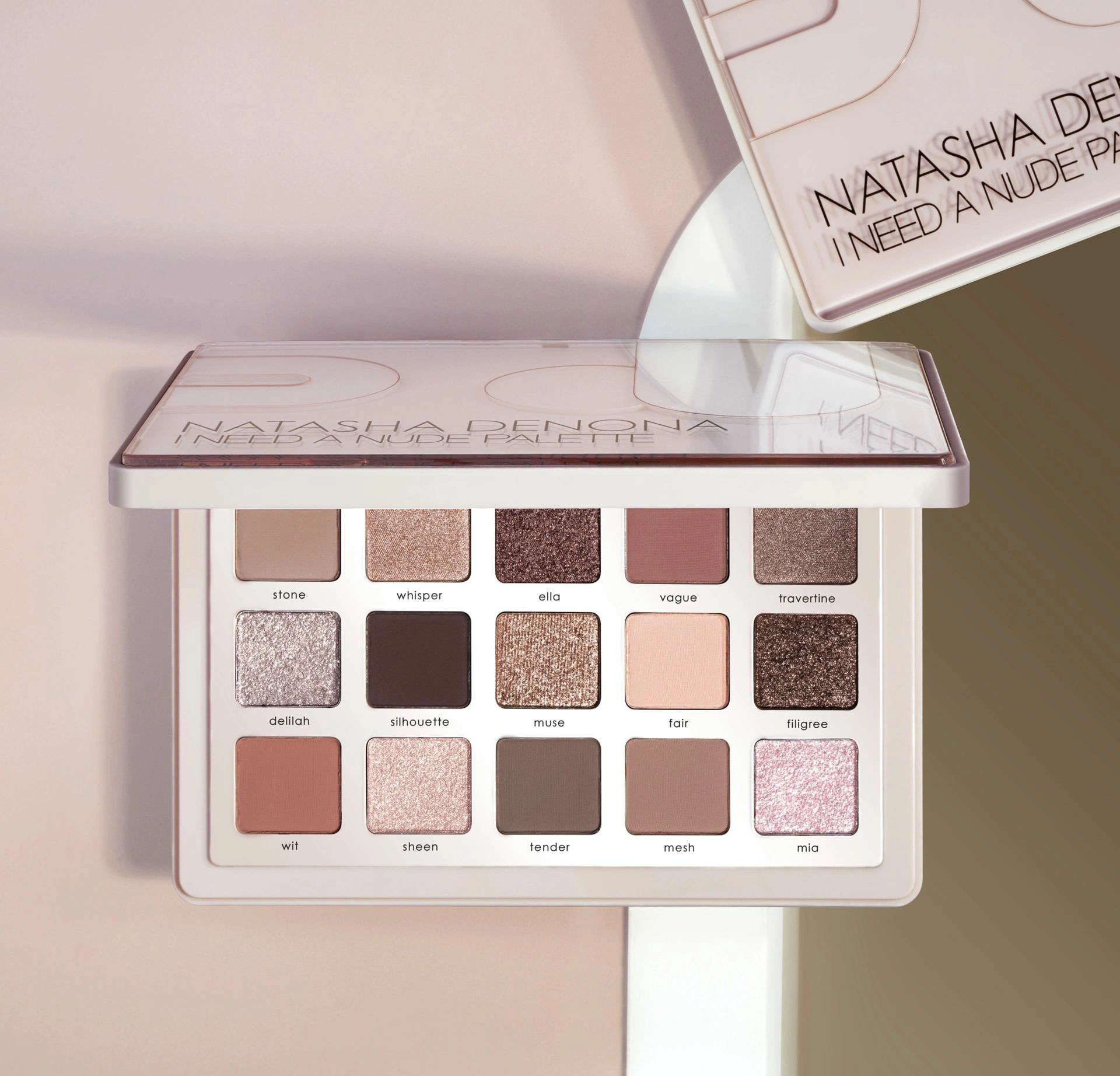 Spot Natasha Denona Eye Shadow disc Cement powder red retro glam I need a nude-Taobao