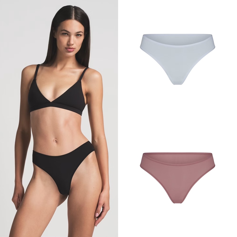 Some Items in Stock~ Authentic Skims Kardashian Fits Everybody Thong Stretchy and Comfortable Thong Underwear Some Items in Stock~ Authentic Skims Kardashian Fits Everybody Thong Stretchy and Comfortable Thong Underwear
