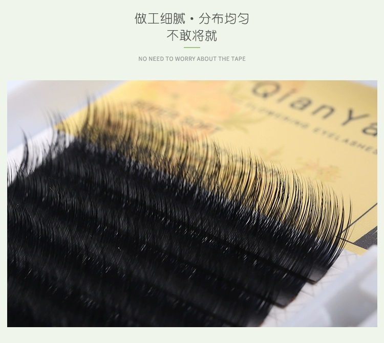 Ghép lông mi giả 0,05 Camellia Siêu mềm tự nhiên dày nhung nước 3D Trồng hoa giả lông mắt