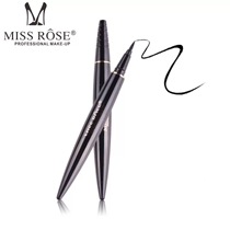 MISS ROSE Eye line pen upscale bright black pen holder lasting smooth and waterproof fine head soft head thick black anti-sweat