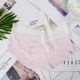 Quần sịp mỏng một mảnh liền mạch mùa hè viền ren nữ tính V-modal cotton daisy girl đồ lót - Giống cái