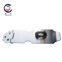 Stainless steel lock padlock hasp cabinet box buckle hanging buckle door buckle with nose thickened No. 1 thick type (20 sets box