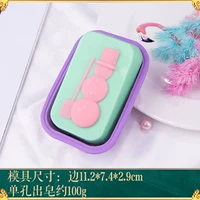 Маленькая силиконовая плесень снеговика