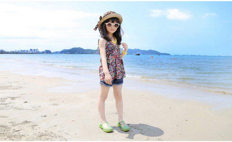 Pantoufles enfants en autre pour été - semelle fond composite - Ref 986104 Image 7