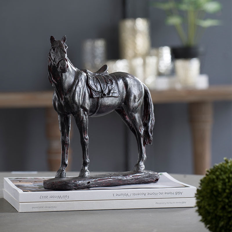 Nordic Wind Home Decorative Goods Animals Horse Pendulum Pieces Artwork Office Desk Living-room Wine Cabinet Decorations