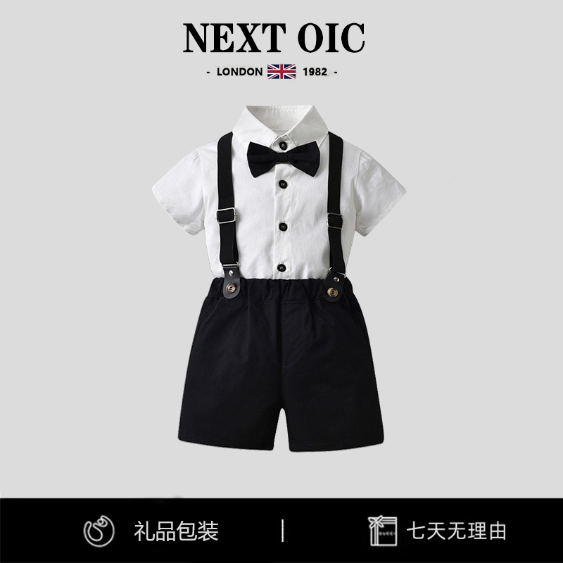 British Next Oic Kidsren's Suit Suit Summer British Style Performance Clothing Baby Boy's First Birthday Party Dress British Next Oic Kidsren's Suit Suit Summer British Style Performance Clothing Baby Boy's First Birthday Party Dress