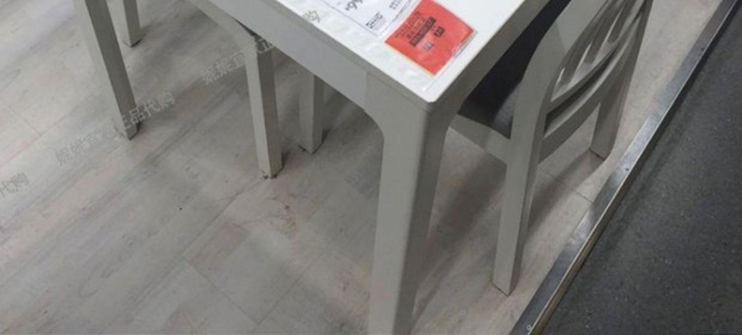 Nini IKEA mua bàn ăn kính thiên văn Ikdorlan trong nhà bàn ăn vuông bàn hình chữ nhật bàn nhà hàng - Bàn bàn học gỗ tự nhiên