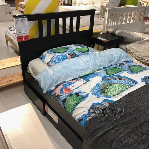 Подлинный Nini Ikea Oneminic Boysing Hansie Pdie рама, белая краска с платой 1,2*2,0