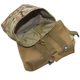 Outdoor tactical folding small recycling bag military fans outdoor sports multi-functional waist bag camping debris collection bag