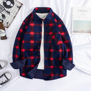 【圣大华奴】青年中老年加绒衬衣