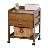 竹庭 Сплошное деревянное прикроватное шкаф простой шкаф для хранения шкаф