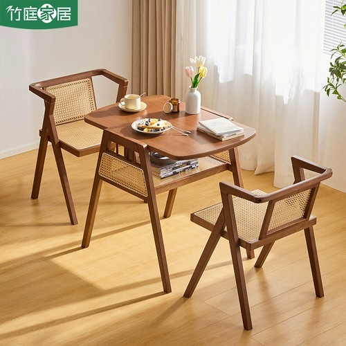 Балконный чайный стол и стул Комбинированное место для отдыха стул ротан