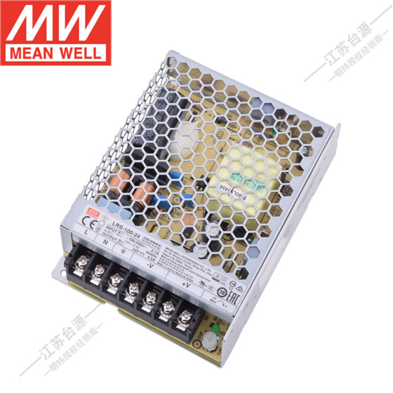 LRS-100-24 Taiwan Mingwei DC switching power supply 220V to 24V4.5A transformer replaces the old NES