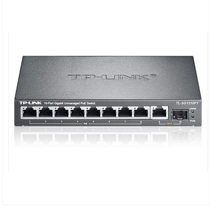 TP-LINK TL-SG1210PT 8-mouth full one thousand trillion POE powered switch monitoring one thousand trillion POE switch