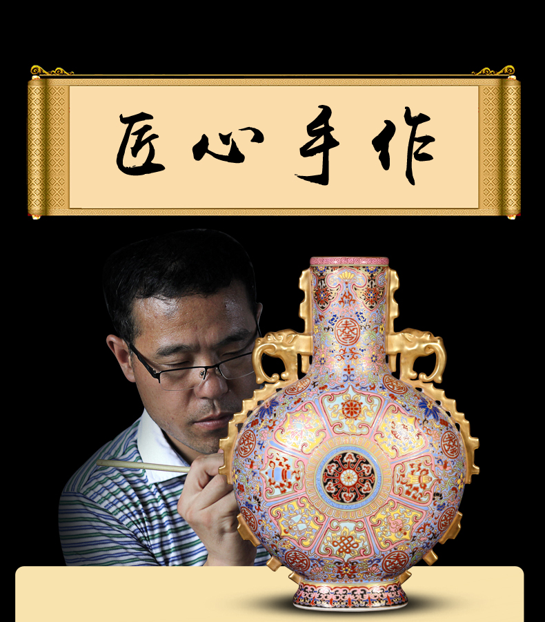 Weekly update 15 issue of imitation the qing qianlong solitary their weight.this auction collection jack ceramic vases, furnishing articles