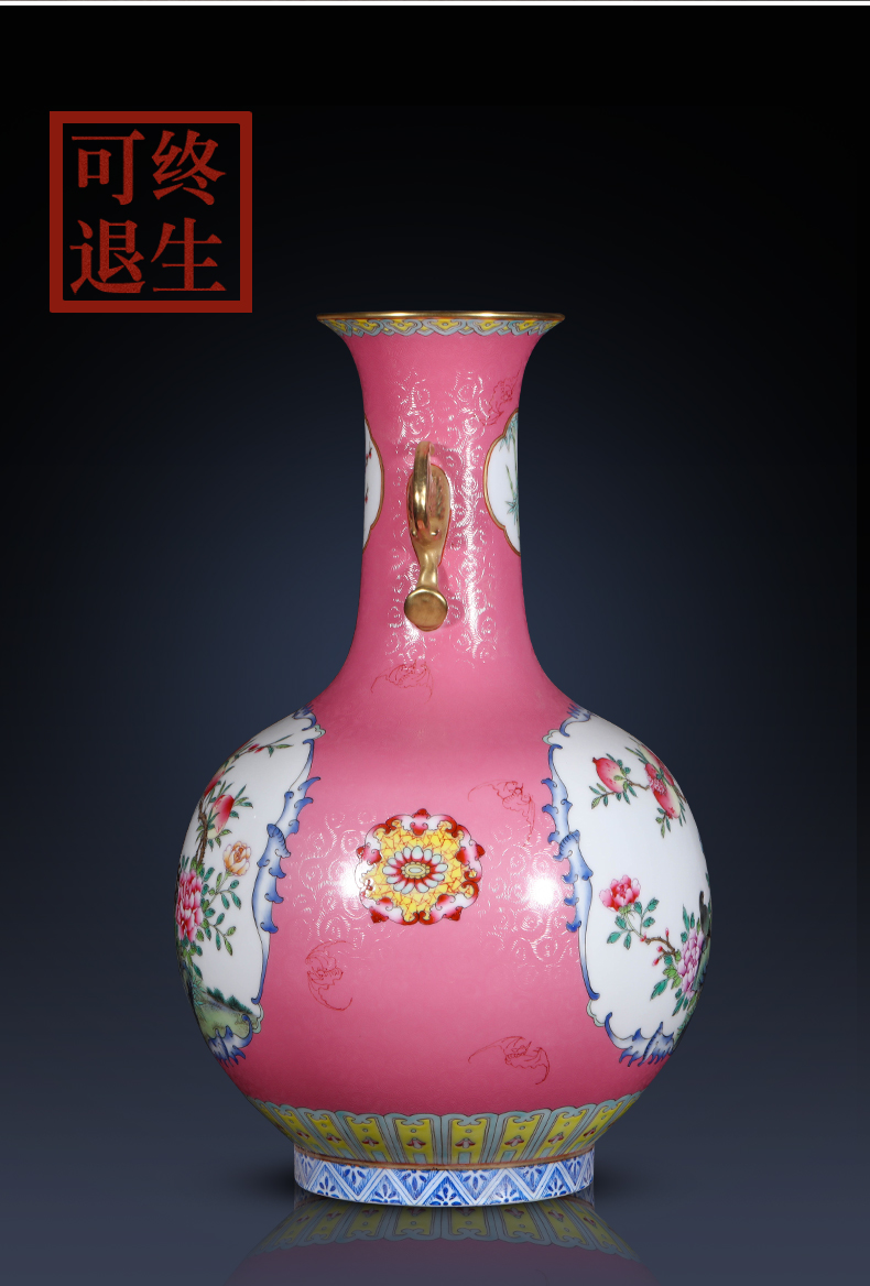 Weekly update 12 issue of imitation the qing qianlong solitary their weight.this auction collection jack ceramic vases, furnishing articles