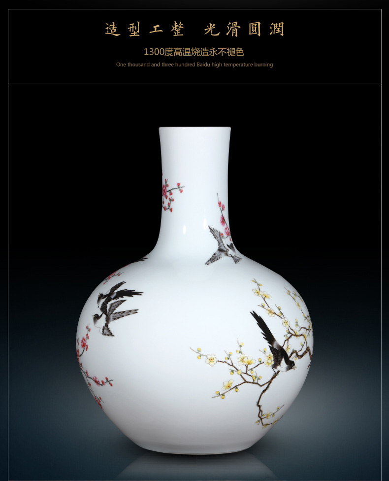 Jingdezhen ceramics imitation the qing qianlong pastel twelve celestial vase archaize of Chinese style household act the role ofing is tasted furnishing articles